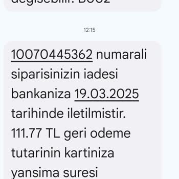 İptal Edilen Siparişle Mağduriyet Yaşadım