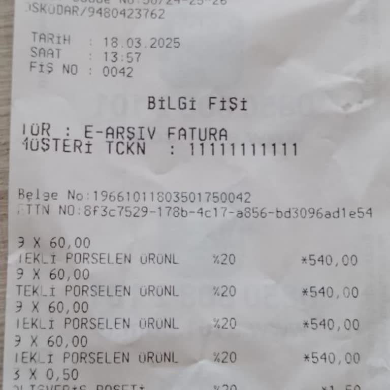İade Talebine Olumsuz Yanıt