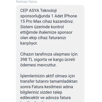 Yanıltıcı Mesajla Karşılaşan Müşterinin Şikayeti Ve Güvenlik Önlemleri