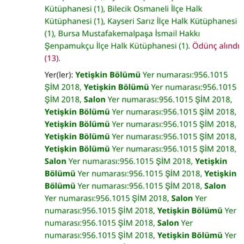 Kütüphanelerde Kitap Takibi Sorunu