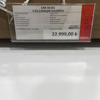 Vestel'den Alınan Çamaşır Makinesi Teslim Edilmedi: Müşteri Mağduriyeti