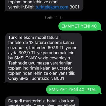 Onay Vermediğim Tarife Değişikliği Ve Artan Fatura