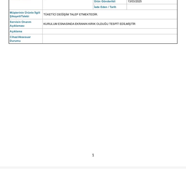 Samsung TV Alımında Kırık Ekran Ve İlgisiz Müşteri Hizmetleri Sorunu
