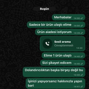 Eksik Ve Geç Gelen Ürün Sorunu