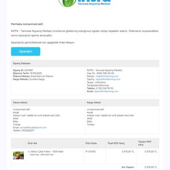 Sipariş Ve İletişim Sorunları