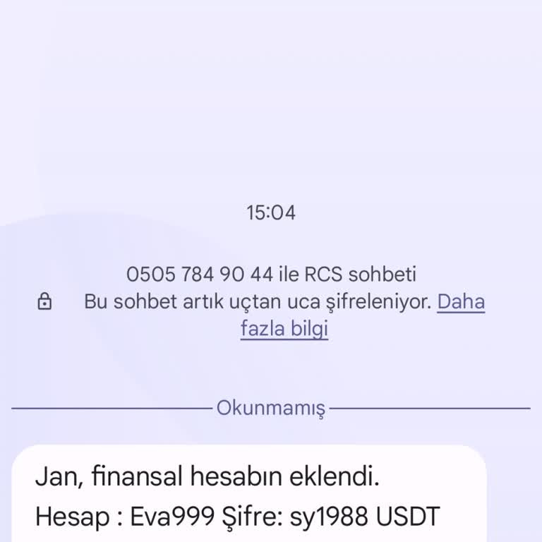 Hesap Bilgilerimin İzinsiz Kullanımı