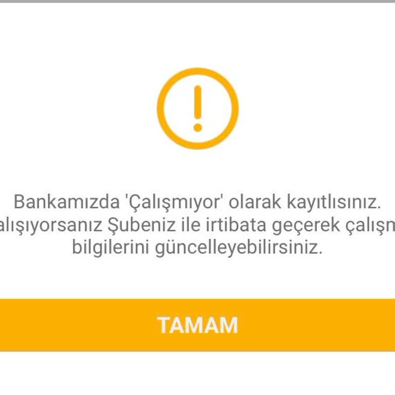 VakıfBank'ta Yanlış Çalışma Durumu