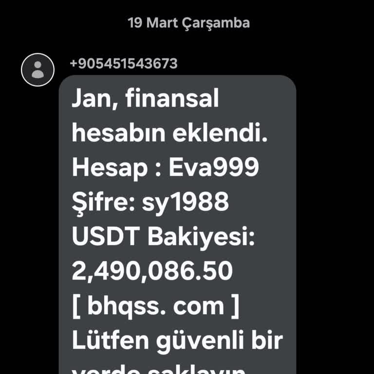 Tanımadığım Kişiden Gelen Şüpheli Mesaj