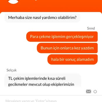 Bitci Borsa Uygulamasında Para Çekme Sorunu