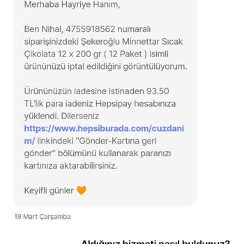 Hepsiburada'da Stok Sorunu Ve İptal Edilen Sipariş