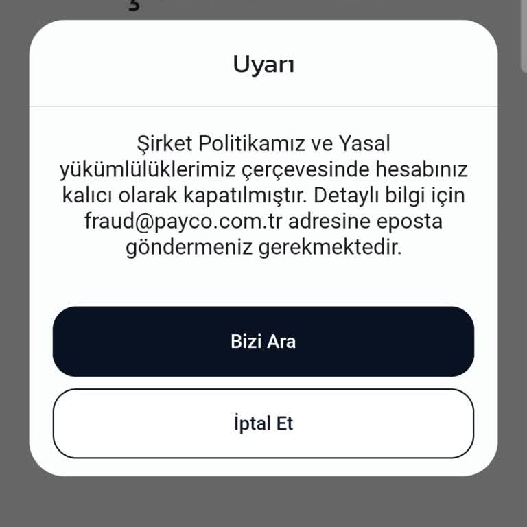 Payco Uygulaması Paramı Geri Vermiyor!