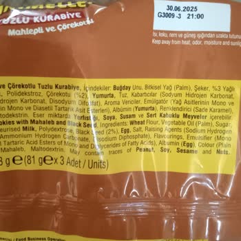 Ülker Hanımeller Bisküvi Paketi Yarım Çıktı