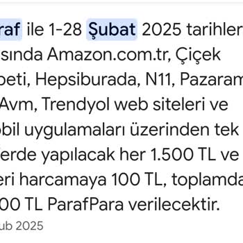 ParafPara Kampanyasında Verilmeyen İndirim