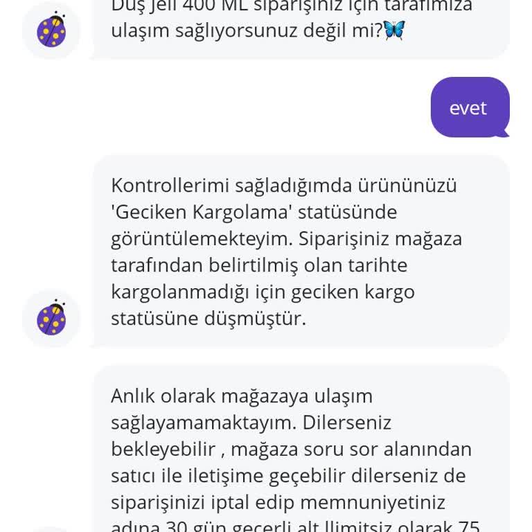 Altınyıldız'dan Aldığım Parfüm Seti Teslim Edilmedi