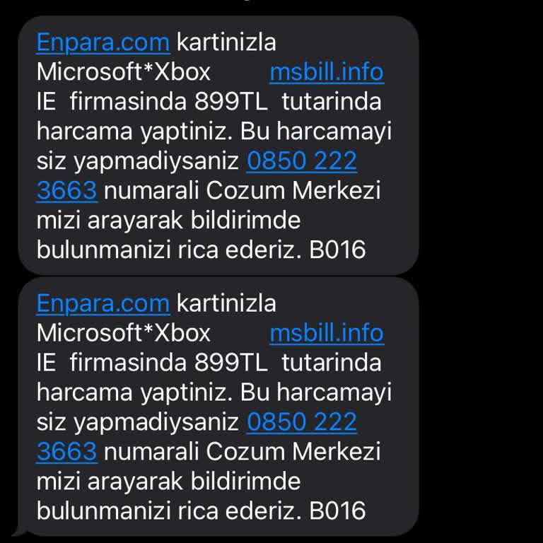 Sanal Karttan İzinsiz Para Çekimi