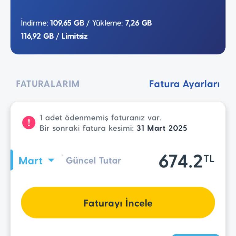 Bilgim Dışında Tarife Fiyatı Artışı