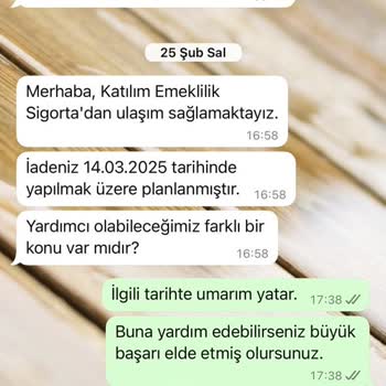 Katılım Emeklilik'te İade Sorunu Ve İletişim Eksikliği