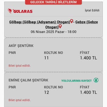 Bilet Alımında Sistem Hatası Ve İletişim Sorunu