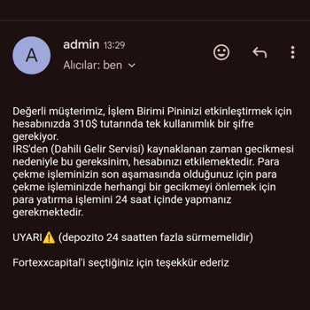 Fortexx Capital'de Yüksek Kazanç Vaadi Ve Para İadesi Sorunu