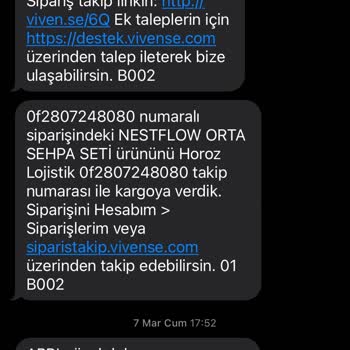 Vivense'den Gelen Kargo Karmaşası Ve İletişimsizlik
