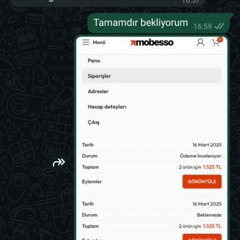 Mobesso.com'da Sipariş Sorunu Ve İletişim Engeli