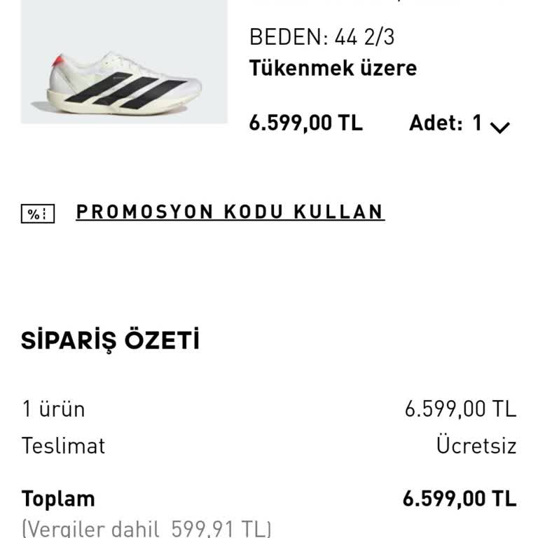 Adidas İndirimli Siparişin İptali Ve Müşteri Hizmetleri Sorunu