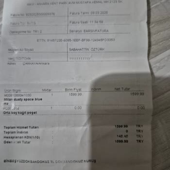 Ayıplı Ürün Nedeniyle İade Talebi