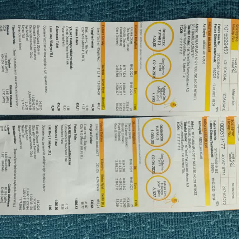 Elektrik Faturalarında Anlamsız Fark