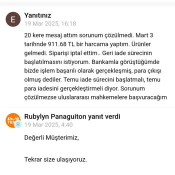 İptal Edilen Alışverişin İadesi İçin Sürükleyici Bir Mücadele
