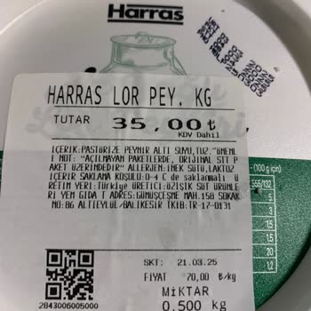 Harras Lor Ürünü Küf Şoku: Güvenimiz Sarsıldı