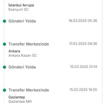 Trendyol Express Kargo Teslimat Gecikmesi