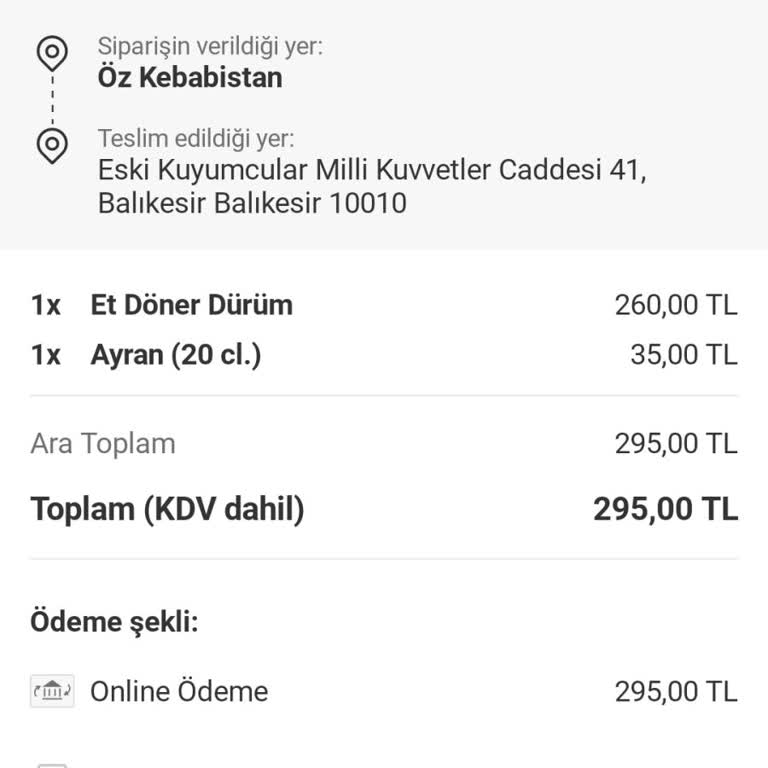 Yemeksepeti Sipariş İptali Ve İade Sorunu
