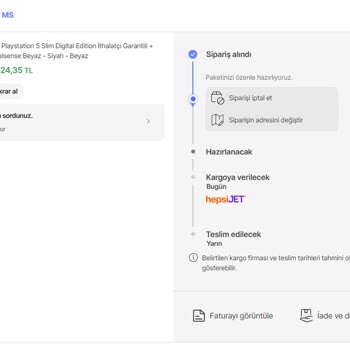 Hepsiburada'da Hatalı İptal Ve Müşteri Mağduriyeti