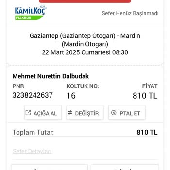 İptal Edilen Sefer Ve İade Sorunu