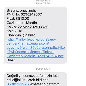 İptal Edilen Sefer Ve İade Sorunu