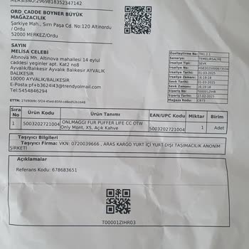 Yanlış Ürün Ve Stok Sorunu Nedeniyle Mağduriyet