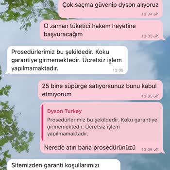Dyson Süpürge Filtre Sorunu Ve Müşteri Hizmetleri İlgisizliği