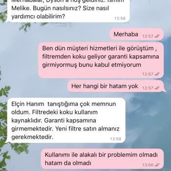 Dyson Süpürge Filtre Sorunu Ve Müşteri Hizmetleri İlgisizliği