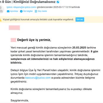 Kimlik Doğrulama Sorunu İşimizi Aksatıyor!