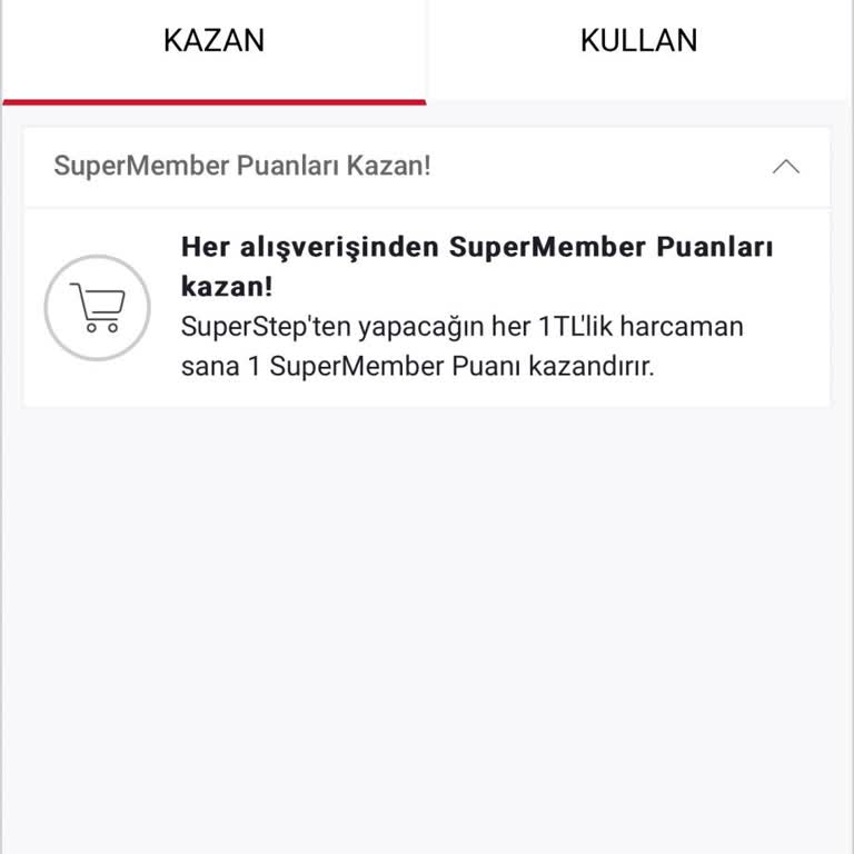 SuperStep Puanları Hesabıma Yansımadı