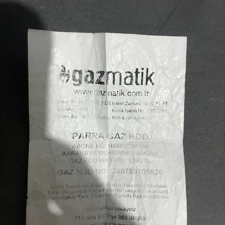 Gazmatik'te İşlem Sorunu Ve Acil Yardım Talebi