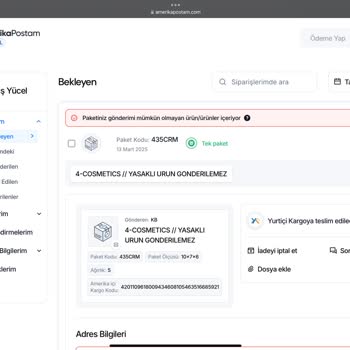 Gümrükte Takılan Ürün Ve İade Sorunu