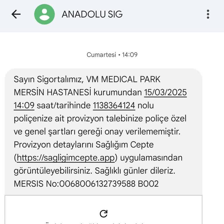 Sigorta Ve Hastane Arasında Kalan Mağduriyet