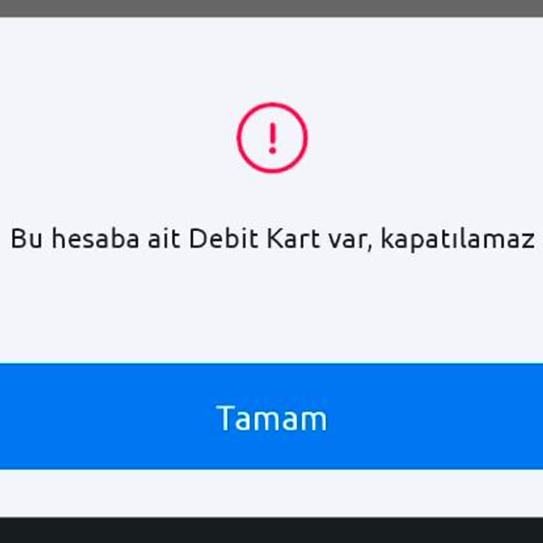 Hesap Kapatma Sorunu: Görünmeyen Kart Engeli