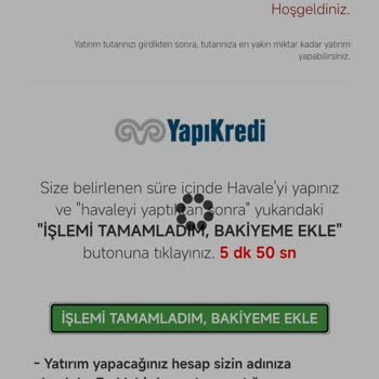 Para Yatırma Sorunu Ve Yanıltıcı Bilgilendirme