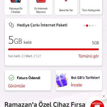 Hediye İnternet Kullanılamıyor!