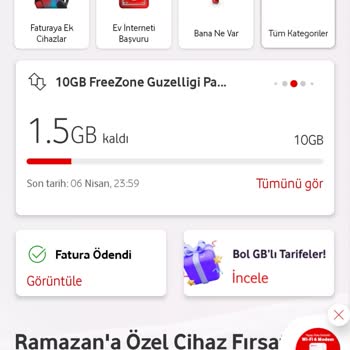 Hediye İnternet Kullanılamıyor!
