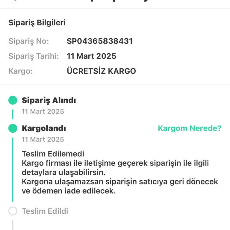 Kargodan Boş Gelen Paket Ve İade Sorunu
