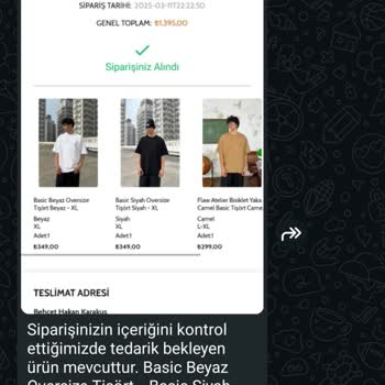 Büyük Siparişlerim İki Haftadır Teslim Edilmedi