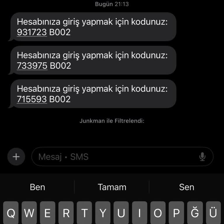 Onytek'ten Gelen Beklenmedik Mesajlar: Gizemli Giriş Kodları Ve Bilinmeyen Aracılar